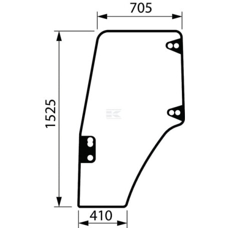Vitre NEW HOLLAND 87302769