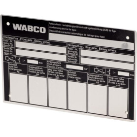 Étiquette WABCO 8991446304