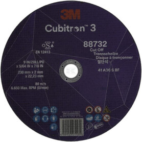 Disque à tronçonner 3M 88732