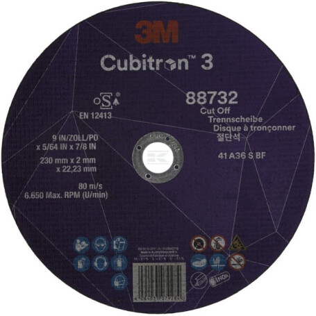 Disque à tronçonner 3M 88732