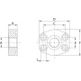 Raccord vissé OLEO TECNICA AFC316G16