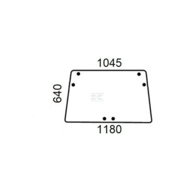 Vitre JOHN DEERE AL70099
