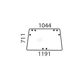 Vitre JOHN DEERE AL70094