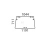 Vitre JOHN DEERE AL70094