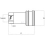 Raccord rapide femelle FASTER ANV114GASF