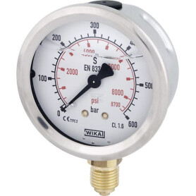 Manomètre à glycérine WIKA B711W063600D