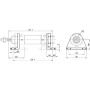 Fixation CAMOZZI B1216