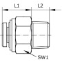 Raccord UNIVERSEL BSCS1018B