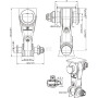 Chapes avec frein BALTROTORS BR22KS