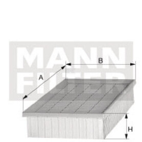 Filtre à air MANN-FILTER C281361
