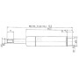 Vérin à gaz STABILUS CA049697