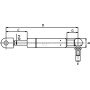 Vérin à gaz STABILUS CA037317