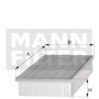 Filtre à air MANN-FILTER C29198