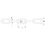 Chaîne longue inoxydable UNIVERSEL CK20RVS