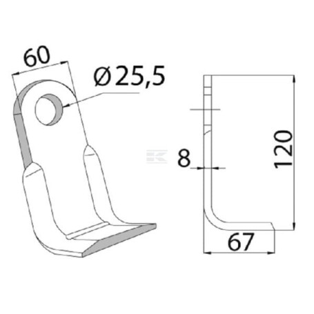 Fléau SICMA CK5400