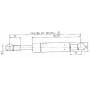 Vérin à gaz STABILUS CA711616