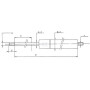 Vérin à gaz STABILUS CA7394BH
