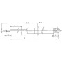 Vérin à gaz STABILUS CA729515