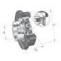 Palier tendeur INA/FAG CRB2570