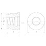 Ecrou UNIVERSEL DS2906313028VM