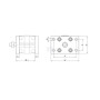 Fixation de bride CAMOZZI DE3132