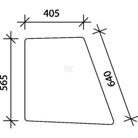 Vitre de porte UNIVERSEL D7102