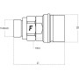 Coupleur FASTER CVV163422FV