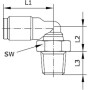 Raccord UNIVERSEL ECRMT418P