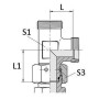 Barillet à goujon UNIVERSEL ELSD12LP050KR
