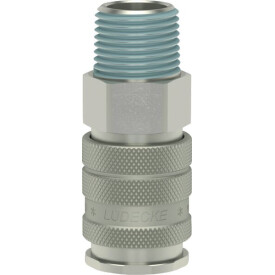 Quick release coupling 3/8" BSP M LÜDECKE ESIG38A