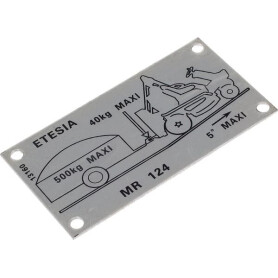 Plaque ETESIA ET13160