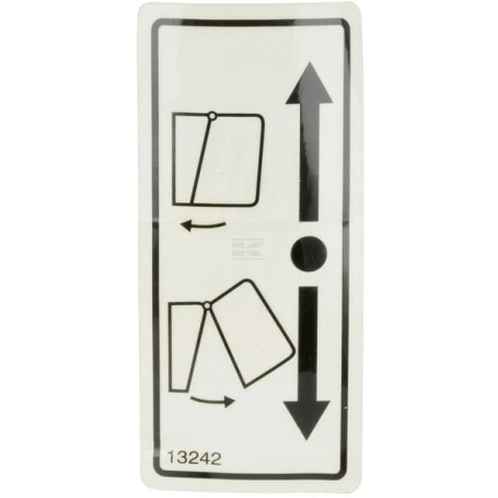 Etiquette vidange ETESIA ET13242