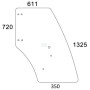 Vitre de porte UNBRANDED F329810030190N