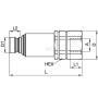 Embout PARKER FEC100220FB