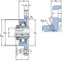 Bloc roulement SKF FYTJ25KF