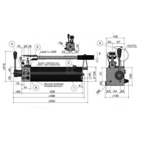 Pompe à main GASPARINI GL146ALLSP