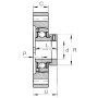 Palier complet INA/FAG GLCTE25FA125