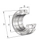 Interrupteur INA/FAG GE63LOINA