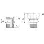 Raccord VOSS GES30SM42