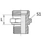 Raccord à goujon UNIVERSEL GES18LR12KR