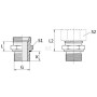 Raccord VOSS GES8LR38WD14