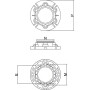 Bride UNIVERSEL GMR9050MF80B14