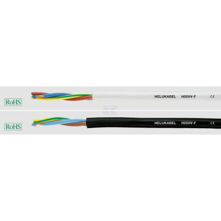 Câble HELUKABEL H05VVF3X25WHR050