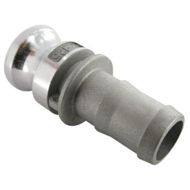 Camlock Tipo E 3" portagomma in acciaio inox UNIVERSALE HCN100ESS076