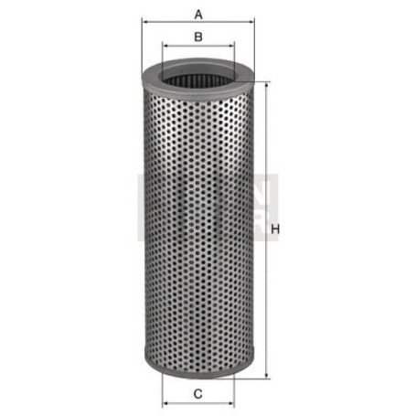 Filtre hydraulique MANN-FILTER HD1057