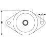 Pied UNIVERSEL HD35060M12
