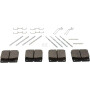 Plaquettes de frein JCB JC15920397