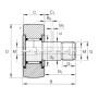 Galet de cames SKF KRV26PPASKF
