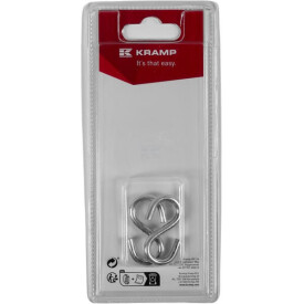 Gancho en S 4x32,1 mm (2 uds.) UNIVERSAL KRSH04P02B
