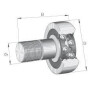Galet de came type INA/FAG KR52012RS